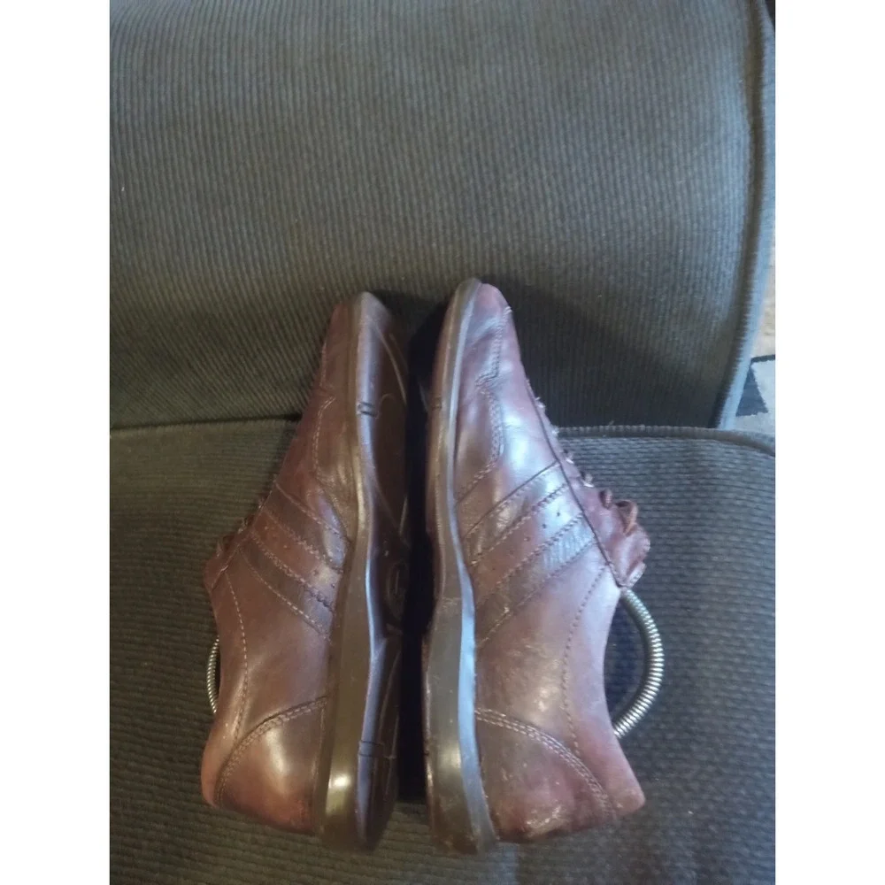 Mephisto Air-Jet BROWN Leather‎ Walking Shoes Men's 8.5 Comfort + Quality